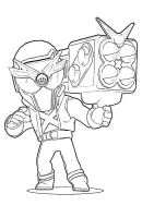 Brawl Stars kleurplaat 54